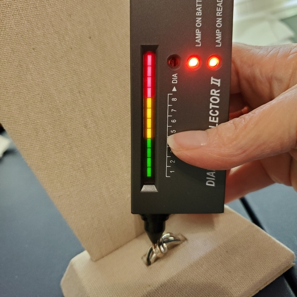 Diamond Ring Sterling & 10K Rose Gold Size 7 - Picture 12 of 14